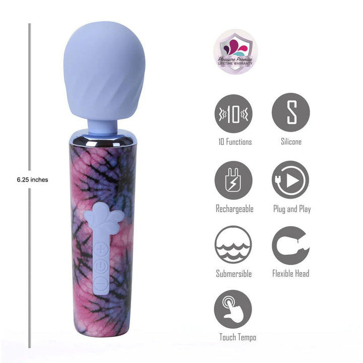 Maia JOURNEE Wand - Purple 15.9 cm USB Rechargeable Massage Wand – Sex toys NZ by Naughtyhut. Discreet delivery nationwide.