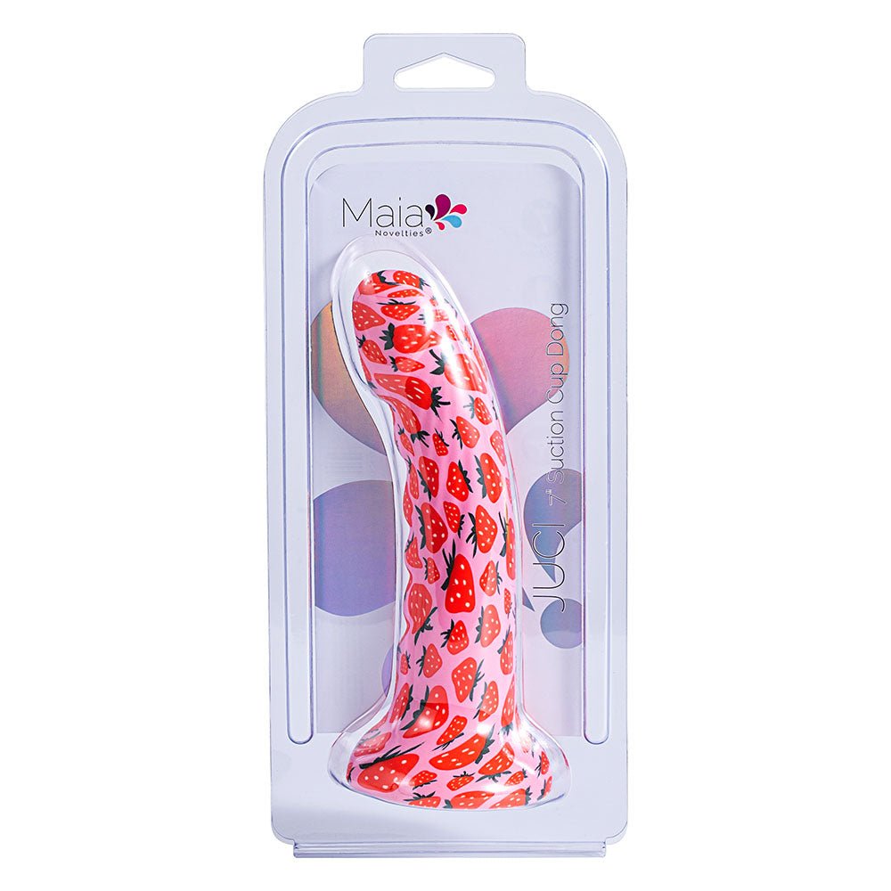 Maia JUCI - Pink 17.8 cm Dong – Sex toys NZ by Naughtyhut. Discreet delivery nationwide.
