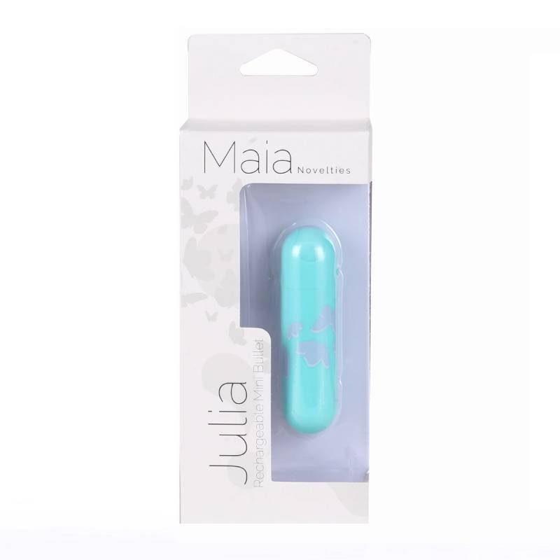 Maia Julia - Teal 7.6 cm USB Rechargeable Bullet – Sex toys NZ by Naughtyhut. Discreet delivery nationwide.