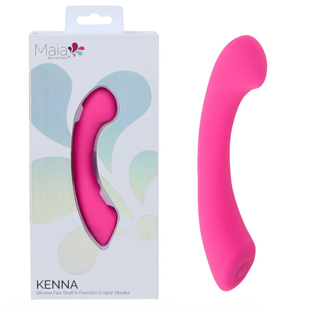 Buy Maia KENNA - Pink - Pink 12.7 cm USB Rechargeable Vibrator – Naughtyhut NZ sex toys online. Discreet delivery & top brands.