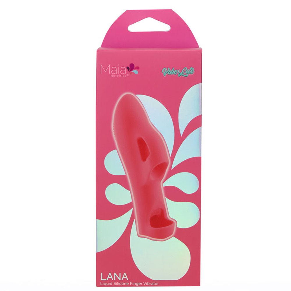 Maia LANA - Red - Red USB Rechargeable Finger Stimulator – Sex toys NZ by Naughtyhut. Discreet delivery nationwide.