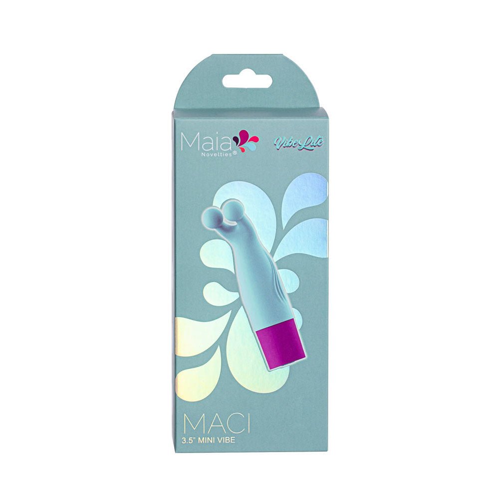 Maia MACI - Light Blue 8.9 cm USB Rechargeable Bullet – Sex toys NZ by Naughtyhut. Discreet delivery nationwide.