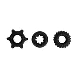 Buy Maia MANZO - Black Silicone Cock Rings - Set of 3 – Naughtyhut NZ sex toys online. Discreet delivery & top brands.