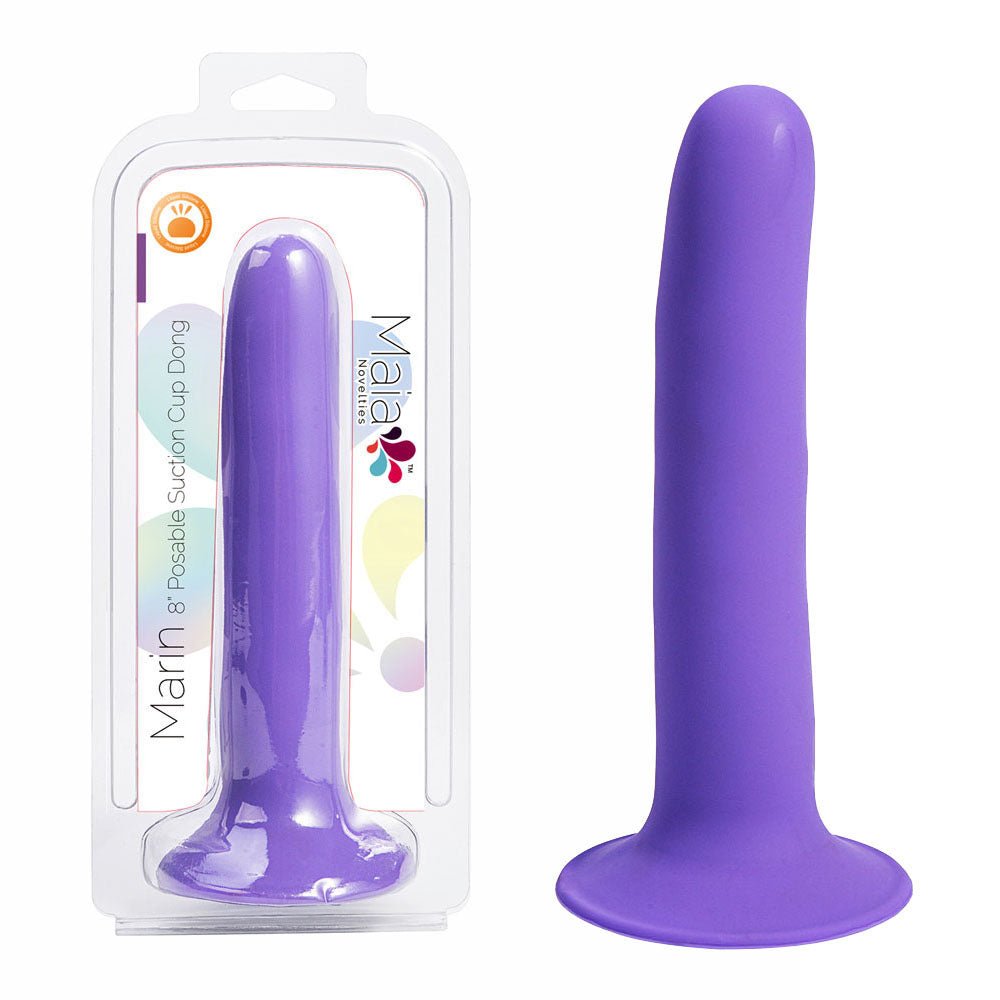 Maia MARIN - Purple - Purple 20.3 cm Dong – Sex toys NZ by Naughtyhut. Discreet delivery nationwide.
