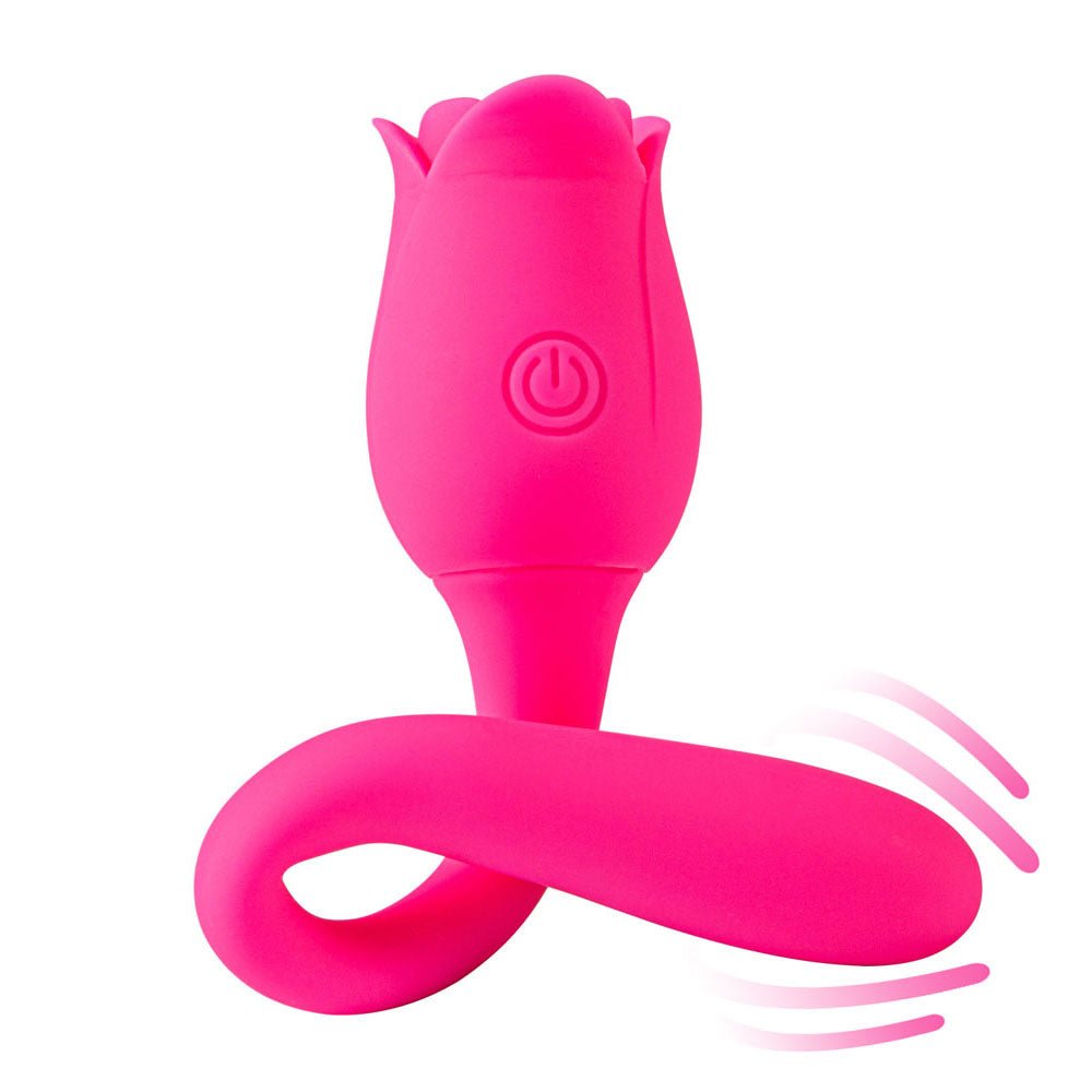 Maia MEADOW - Pink 14 cm USB Rechargeable Flower Stimulator – Sex toys NZ by Naughtyhut. Discreet delivery nationwide.