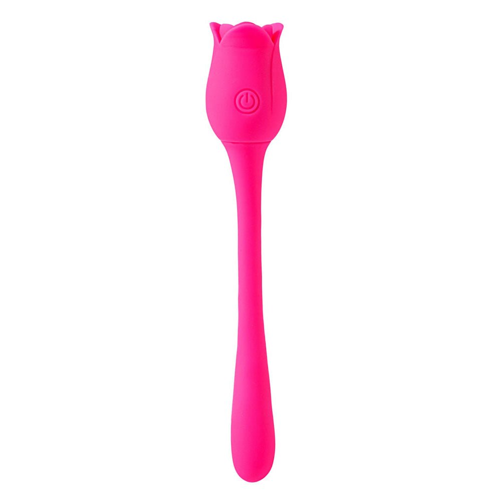 Buy Maia MEADOW - Pink 14 cm USB Rechargeable Flower Stimulator – Naughtyhut NZ sex toys online. Discreet delivery & top brands.