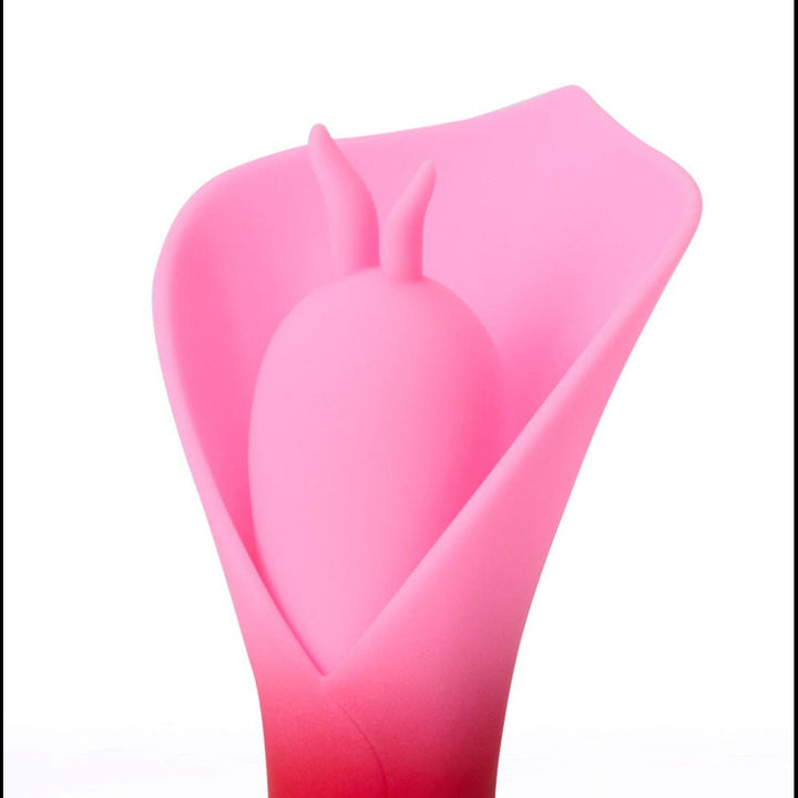 Maia MINA - Red - Red/Pink USB Rechargeable Fluttering Flower Stimulator – Sex toys NZ by Naughtyhut. Discreet delivery nationwide.