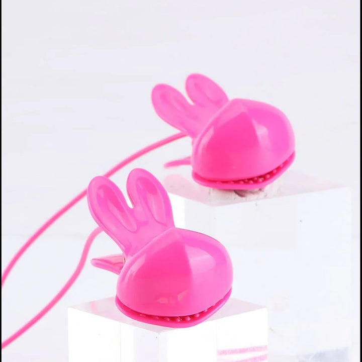 Maia MOLLI - Pink - Pink USB Rechargeable Vibrating Nipple Clamps & Necklace – Sex toys NZ by Naughtyhut. Discreet delivery nationwide.