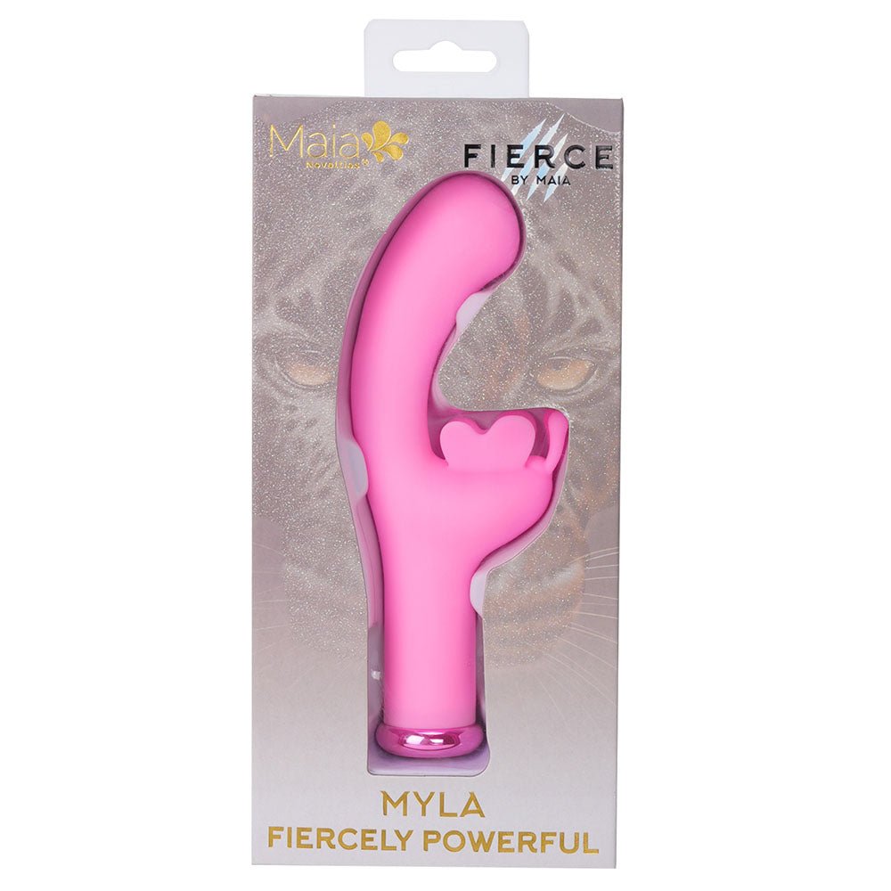Maia MYLA - Pink - Pink 15.9 cm USB Rechargeable Butterfly Vibrator – Sex toys NZ by Naughtyhut. Discreet delivery nationwide.