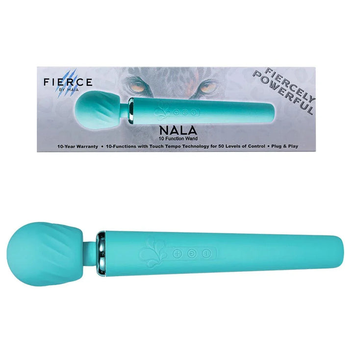 Maia NALA - Blue - Blue 30 cm USB Rechargeable Massage Wand – Sex toys NZ by Naughtyhut. Discreet delivery nationwide.