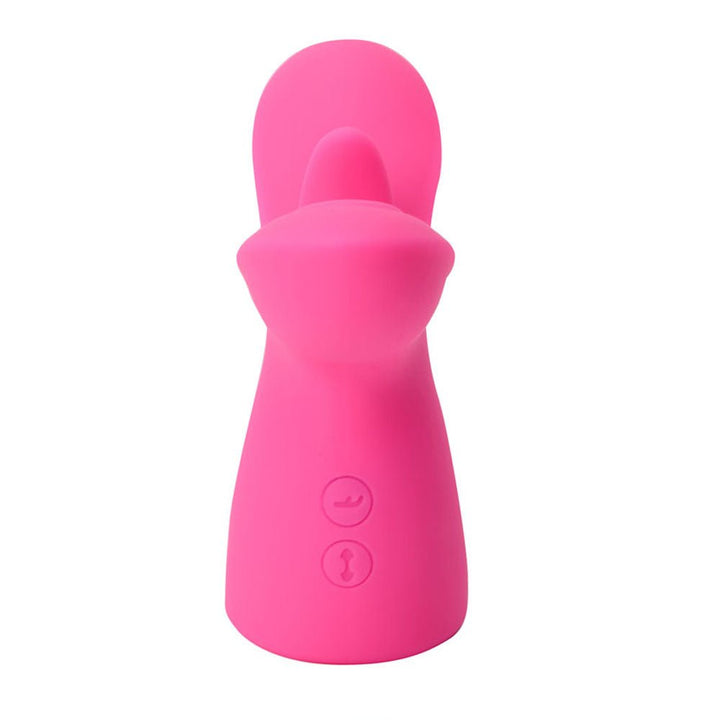 Maia OASIS - Pink - Pink USB Rechargeable Dual Motor Licking & Thumping Stimulator – Sex toys NZ by Naughtyhut. Discreet delivery nationwide.