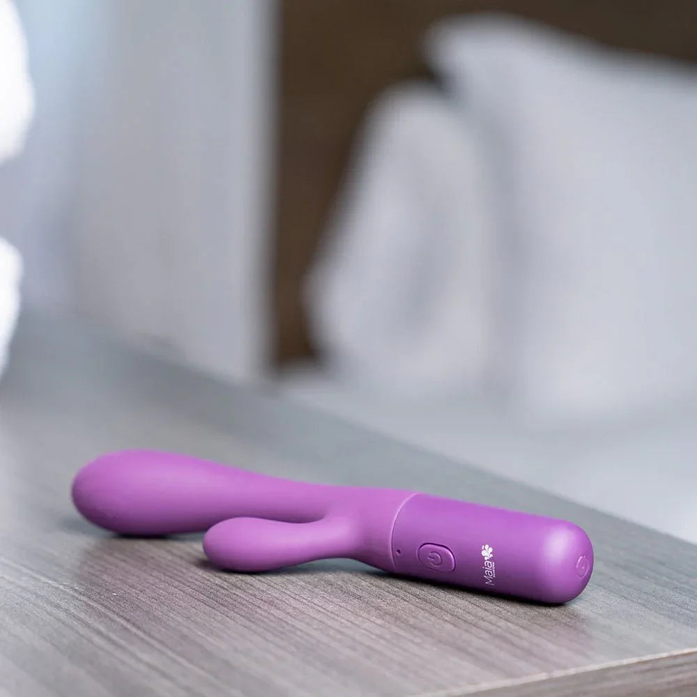 Maia RAYLA - Purple 17.8 cm USB Rechargeable Rabbit Vibrator – Sex toys NZ by Naughtyhut. Discreet delivery nationwide.