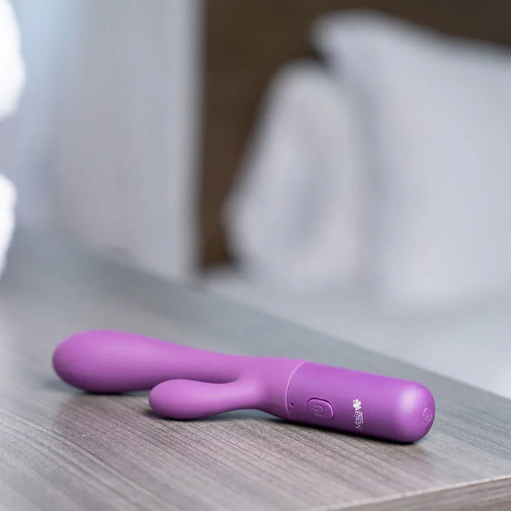 Maia RAYLA - Purple 17.8 cm USB Rechargeable Rabbit Vibrator – Sex toys NZ by Naughtyhut. Discreet delivery nationwide.