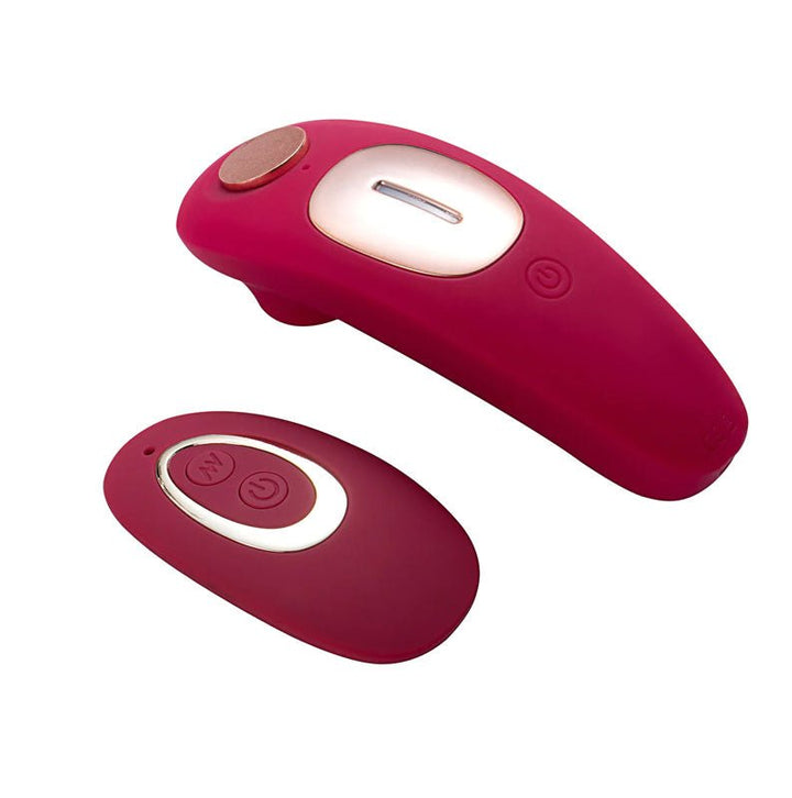 Maia Remi - Red USB Rechargeable Panty Vibe with Suction – Sex toys NZ by Naughtyhut. Discreet delivery nationwide.