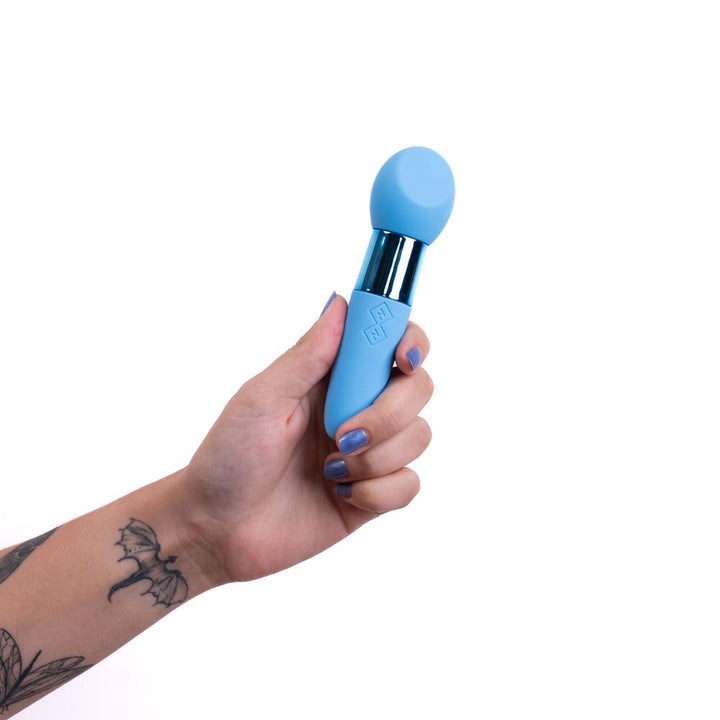 Maia RINA - Blue - Blue 13.3 cm USB Rechargeable Vibrator – Sex toys NZ by Naughtyhut. Discreet delivery nationwide.