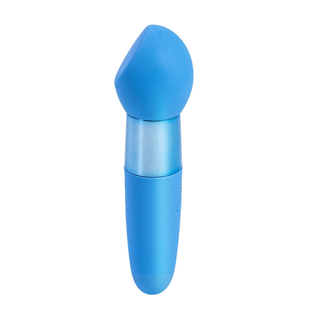 Maia RINA - Blue - Blue 13.3 cm USB Rechargeable Vibrator – Sex toys NZ by Naughtyhut. Discreet delivery nationwide.