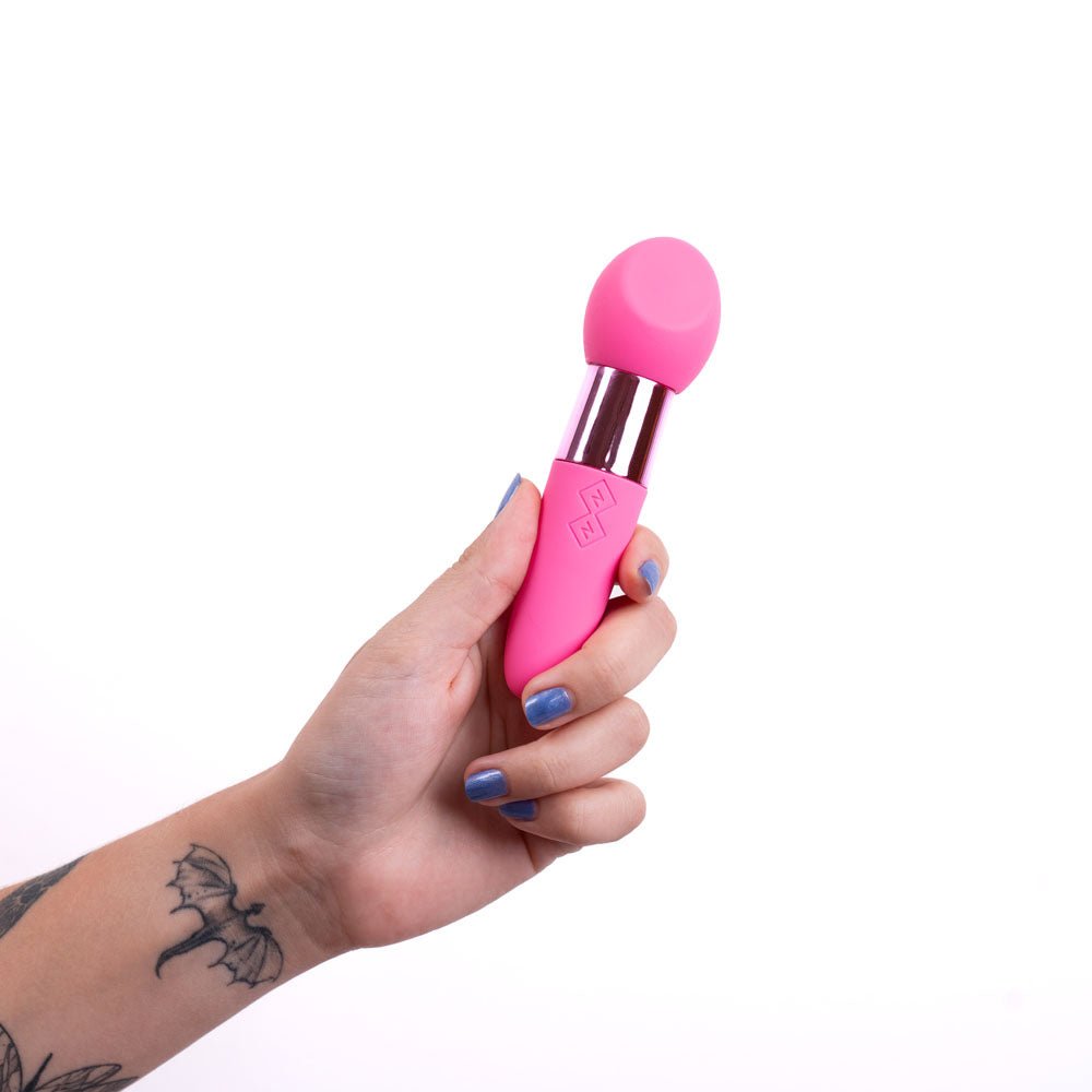 Maia RINA - Pink - Pink 13.3 cm USB Rechargeable Vibrator – Sex toys NZ by Naughtyhut. Discreet delivery nationwide.