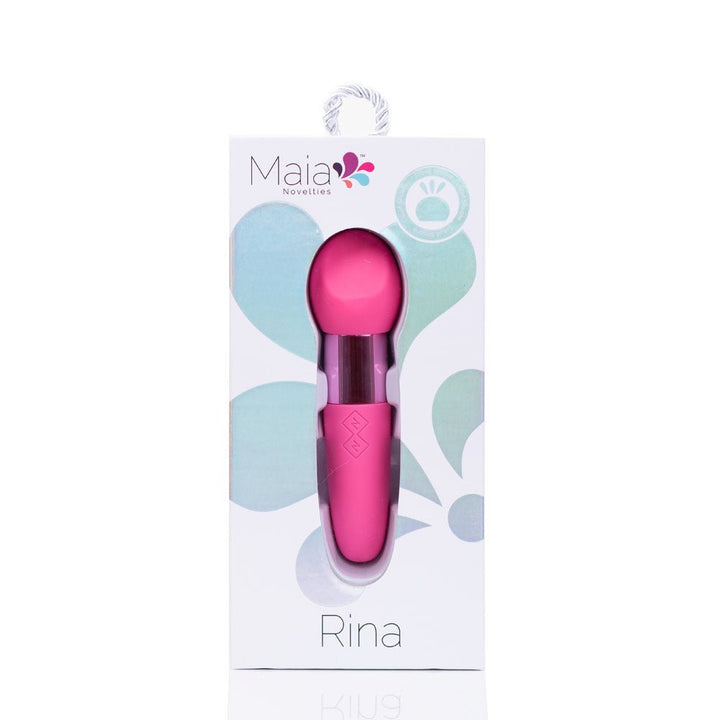 Maia RINA - Pink - Pink 13.3 cm USB Rechargeable Vibrator – Sex toys NZ by Naughtyhut. Discreet delivery nationwide.