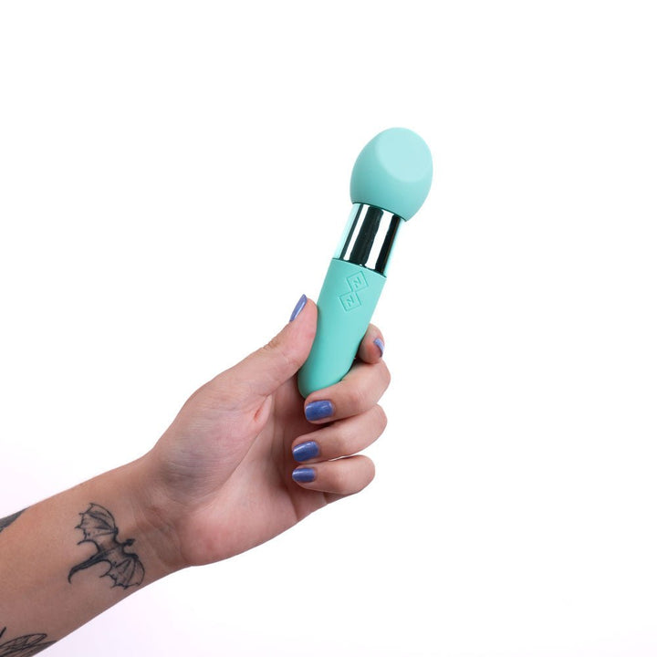 Maia RINA - Teal - Teal 13.3 cm USB Rechargeable Vibrator – Sex toys NZ by Naughtyhut. Discreet delivery nationwide.