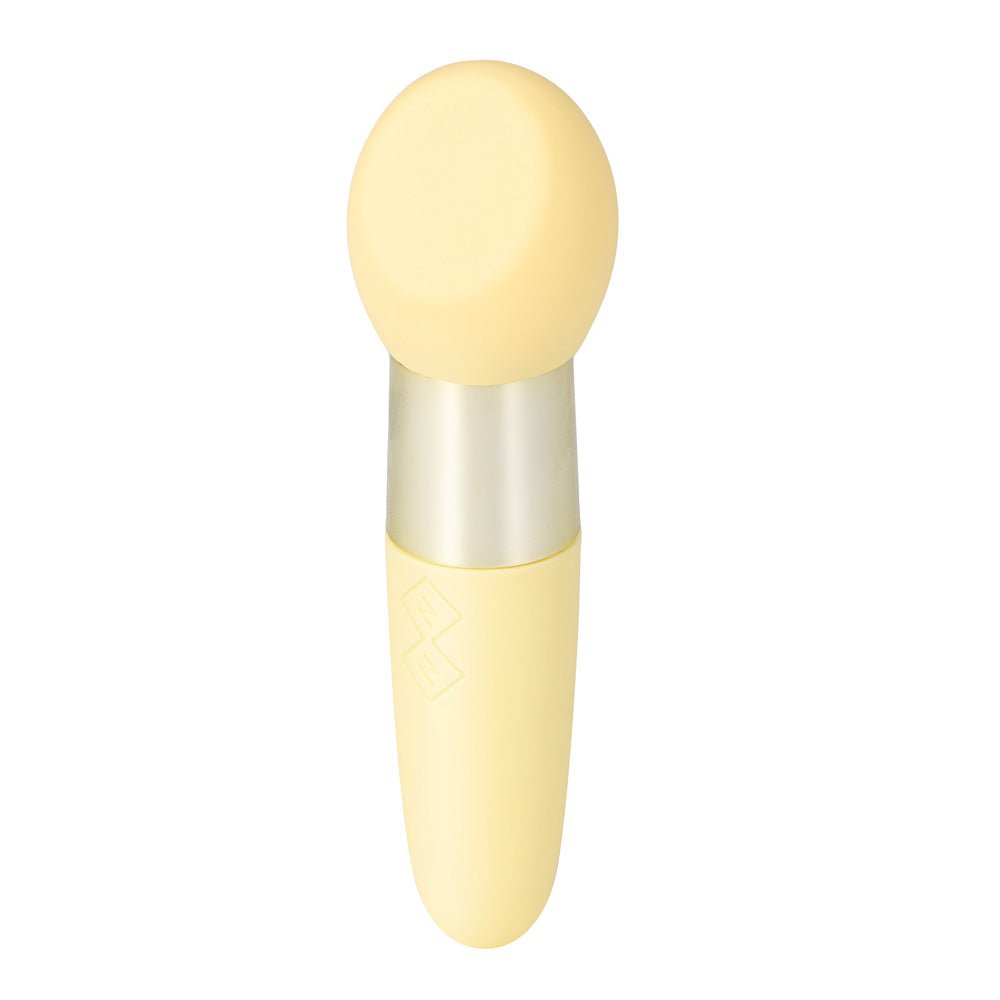 Maia RINA - Yellow - Yellow 13.3 cm USB Rechargeable Vibrator – Sex toys NZ by Naughtyhut. Discreet delivery nationwide.