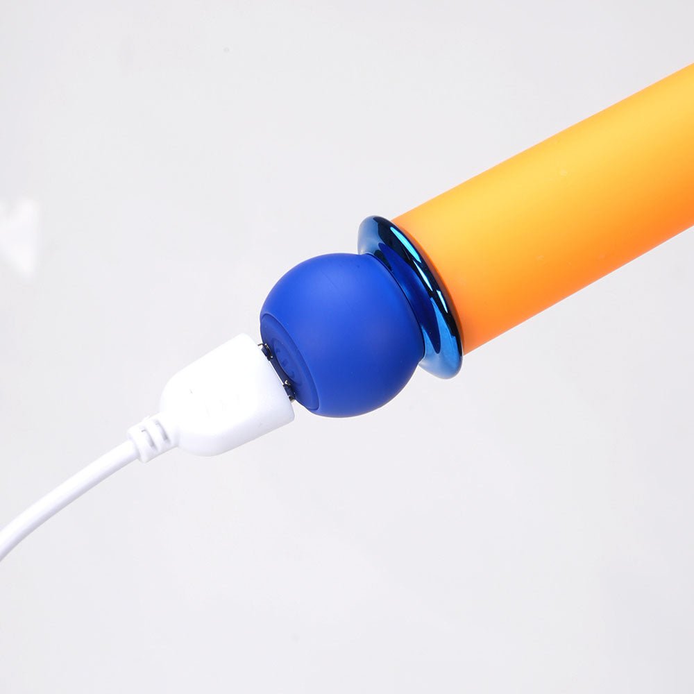 Maia RORI - Orange - Orange 15.2 cm USB Rechargeable XL Bullet – Sex toys NZ by Naughtyhut. Discreet delivery nationwide.