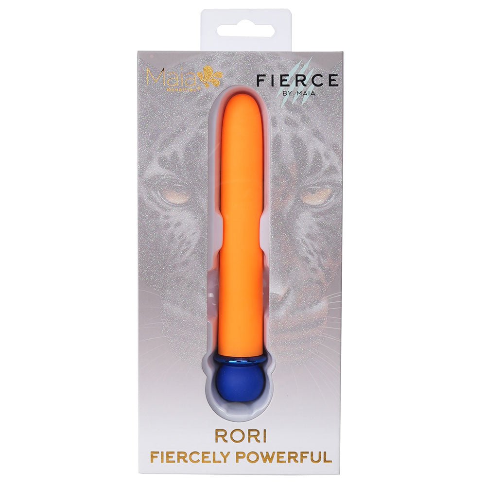 Maia RORI - Orange - Orange 15.2 cm USB Rechargeable XL Bullet – Sex toys NZ by Naughtyhut. Discreet delivery nationwide.