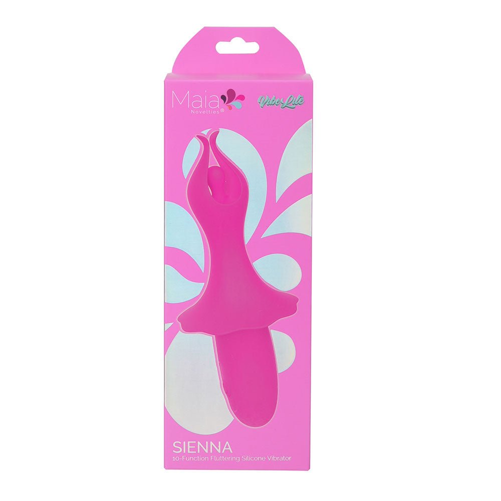Maia SIENNA - Pink - Pink 15.2 cm USB Rechargeable Fluttering Bullet – Sex toys NZ by Naughtyhut. Discreet delivery nationwide.