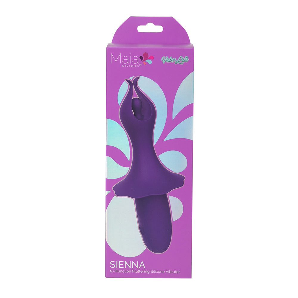Maia SIENNA - Purple - Purple 15.2 cm USB Rechargeable Fluttering Bullet – Sex toys NZ by Naughtyhut. Discreet delivery nationwide.