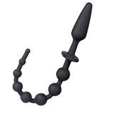 Buy Maia SORRA - Black Anal Plug with Beads – Naughtyhut NZ sex toys online. Discreet delivery & top brands.