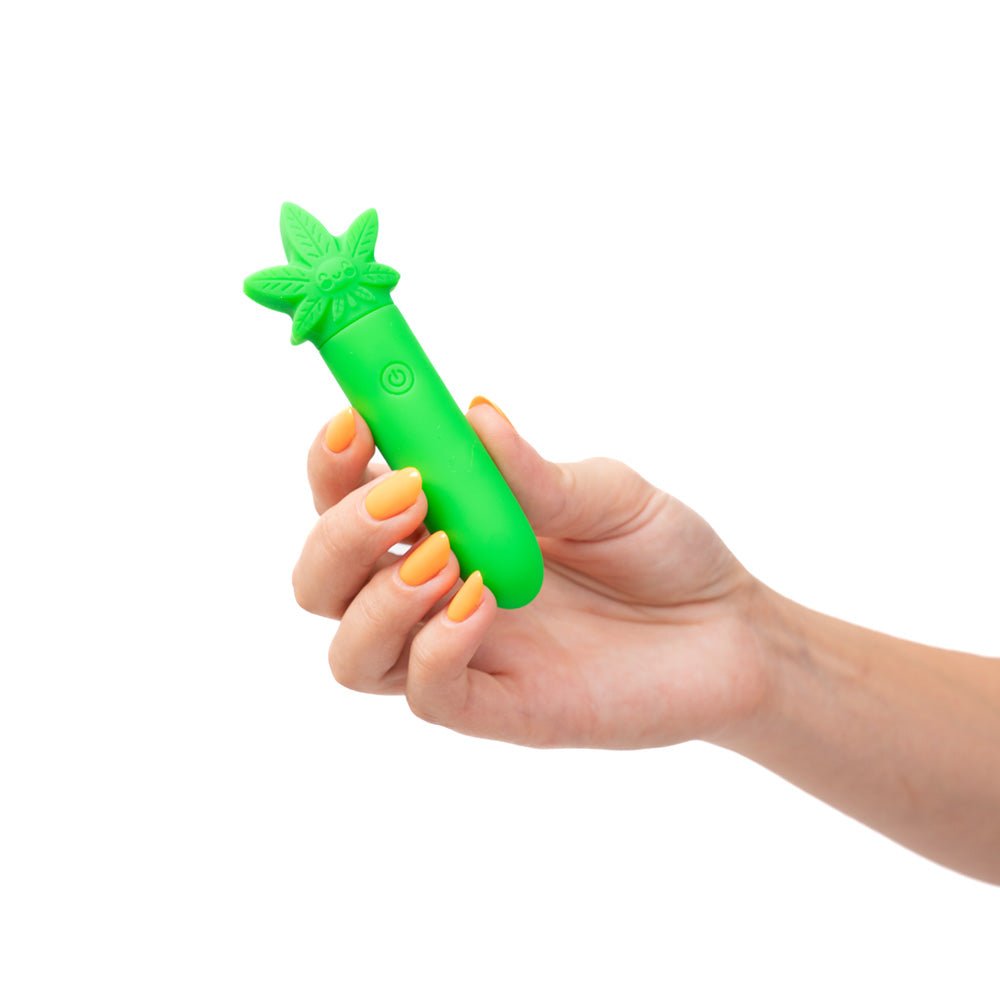Buy Maia STONI - 420 Green 11.1 cm USB Rechargeable Bullet – Naughtyhut NZ sex toys online. Discreet delivery & top brands.