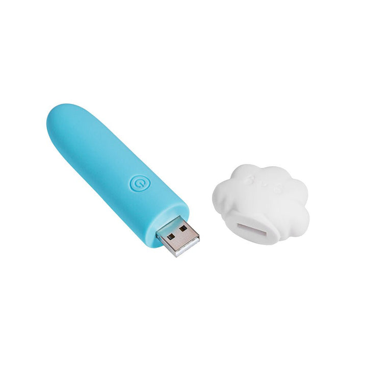 Maia STORMEE - Blue 11.1 cm USB Rechargeable Bullet – Sex toys NZ by Naughtyhut. Discreet delivery nationwide.