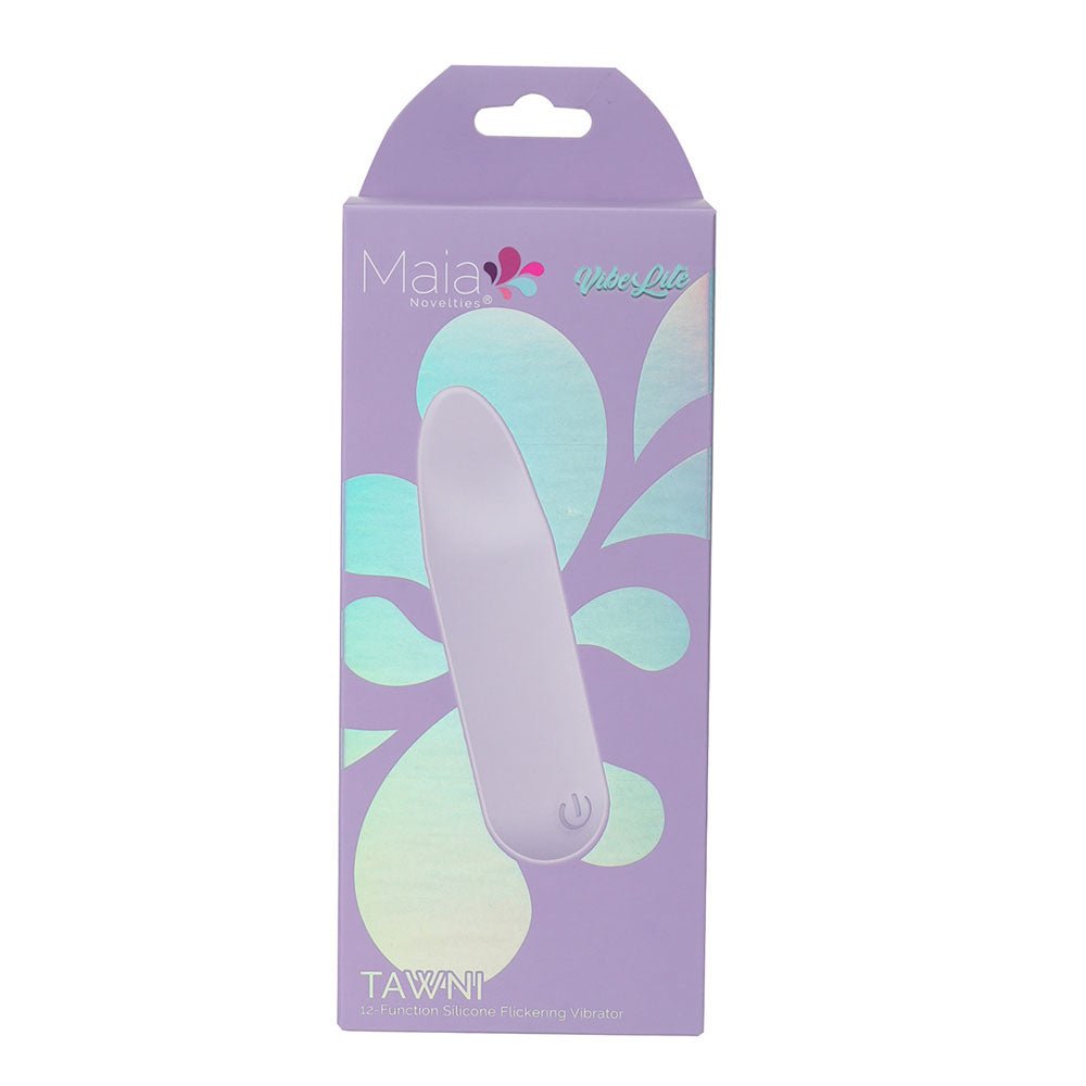 Buy Maia TAWNI - Lavender - Lavender 9 cm USB Rechargeable Bullet with Flickering Tip – Naughtyhut NZ sex toys online. Discreet delivery & top brands.