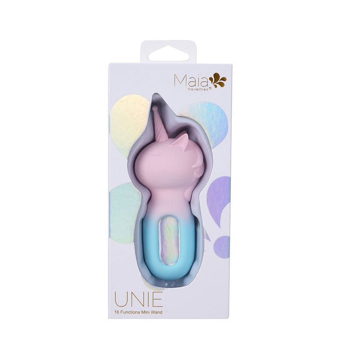 Maia UNIE - Pink/Blue USB Rechargeable Unicorn Wand – Sex toys NZ by Naughtyhut. Discreet delivery nationwide.