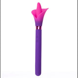 Buy Maia VALA - Purple - Purple/Pink 22.2 cm USB Rechargeable Flower Vibrator – Naughtyhut NZ sex toys online. Discreet delivery & top brands.