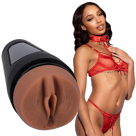 Buy Main Squeeze - Alexis Tae - Brown Vagina Stroker – Naughtyhut NZ sex toys online. Discreet delivery & top brands.