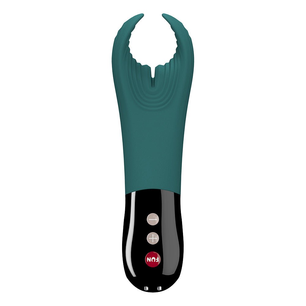 Buy Fun Factory MANTA deep sea blue - black - Deep Sea Blue 18 cm USB Rechargeable Mens & Couples Vibrator – Naughtyhut NZ sex toys online. Discreet delivery & top brands.