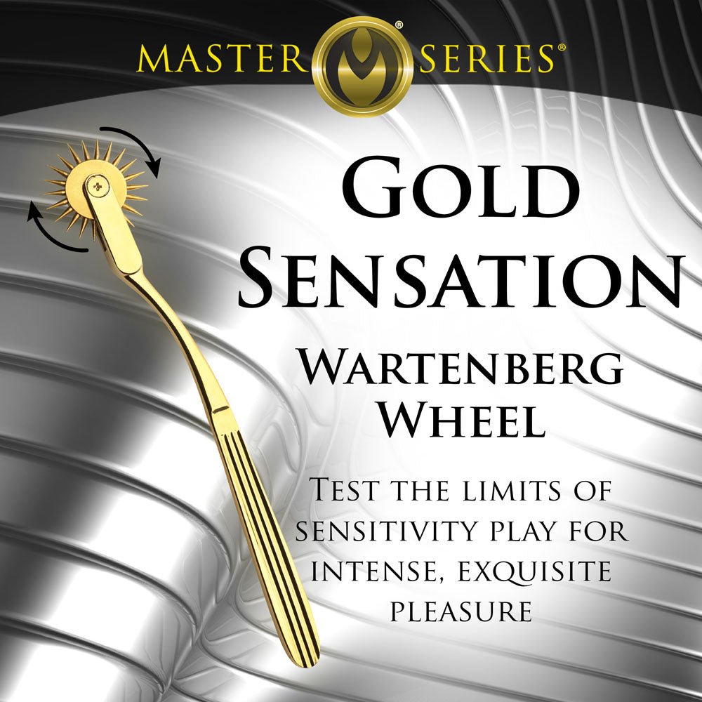 Buy Master Series Gold Sensation - Gold Wartenberg Wheel at NZ’s Mega Adult Toys Store. Discover premium sex toys with discreet shipping at the best price in NZ