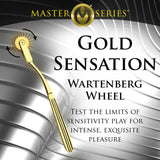 Buy Master Series Gold Sensation - Gold Wartenberg Wheel at NZ’s Mega Adult Toys Store. Discover premium sex toys with discreet shipping at the best price in NZ