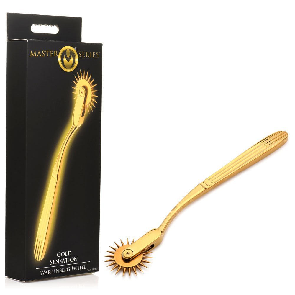 Master Series Gold Sensation - Gold Wartenberg Wheel – Sex toys NZ by Naughtyhut. Discreet delivery nationwide.