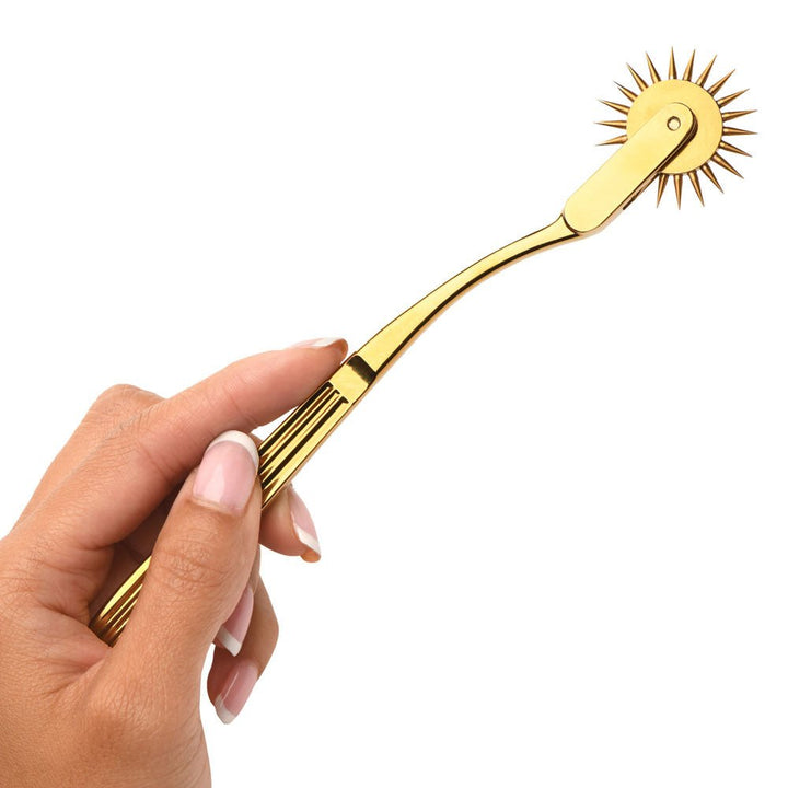 Master Series Gold Sensation - Gold Wartenberg Wheel – Sex toys NZ by Naughtyhut. Discreet delivery nationwide.