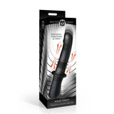 Buy Master Series Power Thrust - Black 26.4 cm USB Rechargeable Thrusting Vibrator – Naughtyhut NZ sex toys online. Discreet delivery & top brands.