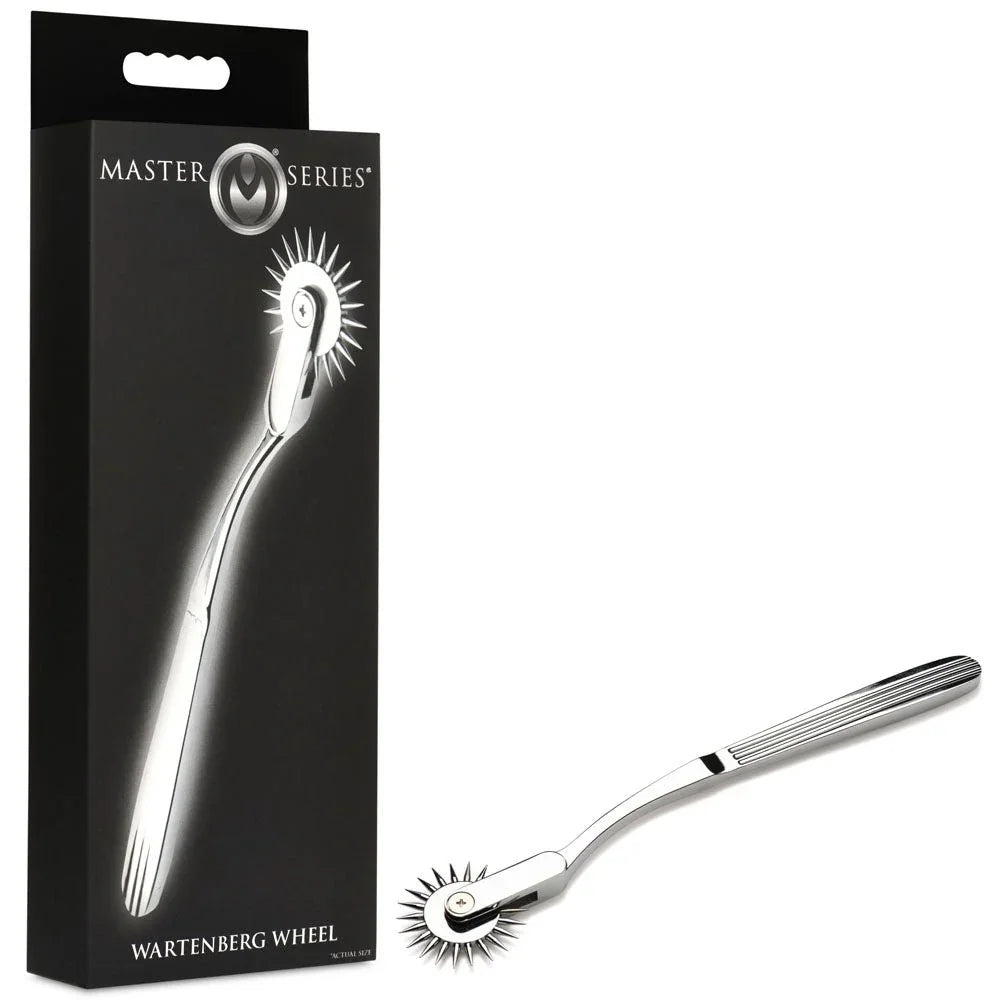 Master Series Silver Sensation - Metal Wartenberg Wheel – Sex toys NZ by Naughtyhut. Discreet delivery nationwide.