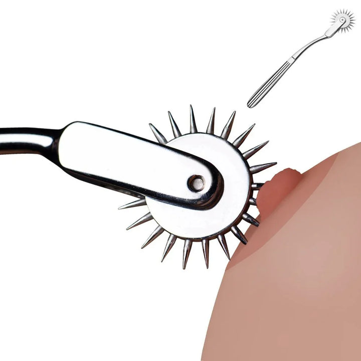Master Series Silver Sensation - Metal Wartenberg Wheel – Sex toys NZ by Naughtyhut. Discreet delivery nationwide.