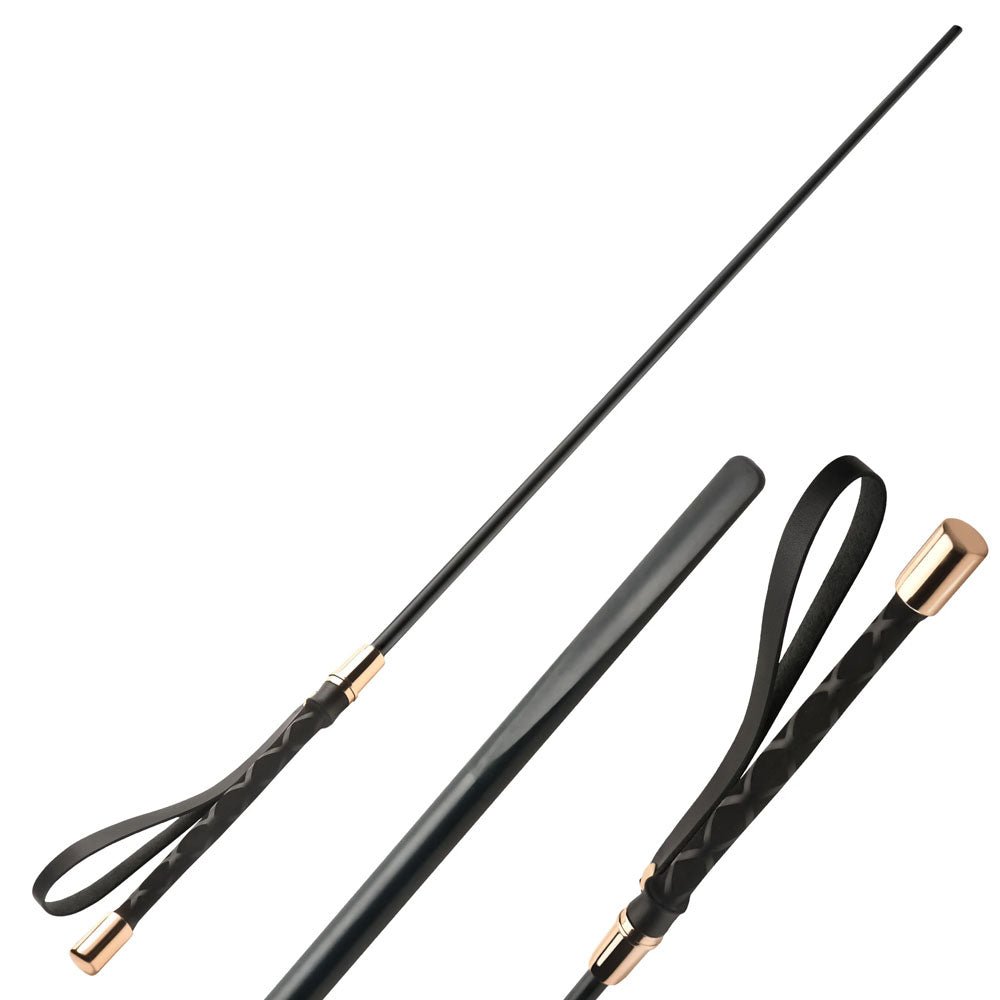 Buy Master Series Sinful Impact Cane - Black Plastic Cane Whip – Naughtyhut NZ sex toys online. Discreet delivery & top brands.