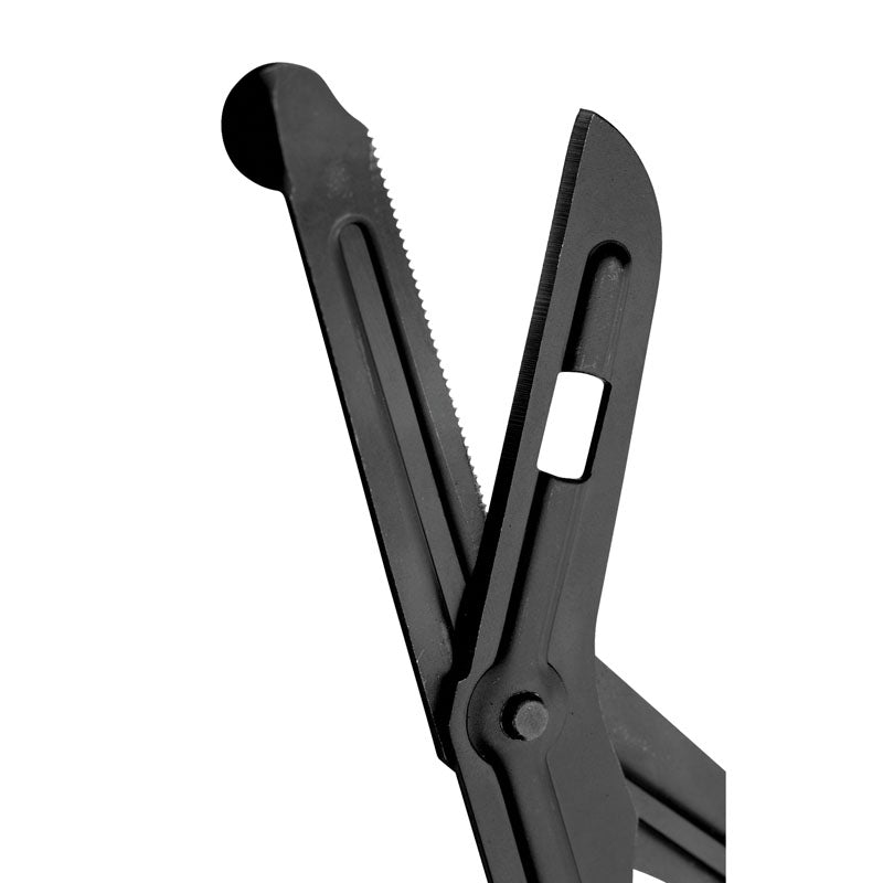Buy Master Series Snip - Black Heavy Duty Bondage Scissors – Naughtyhut NZ sex toys online. Discreet delivery & top brands.