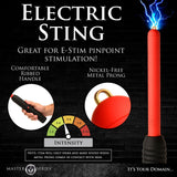 Buy Master Series Spark Rod - Black/Red Zapping e - Wand – Naughtyhut NZ sex toys online. Discreet delivery & top brands.