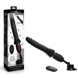 Buy Master Series Ultimate Power Pounder - Black 30 cm USB Rechargeable Thrusting Vibrator – Naughtyhut NZ sex toys online. Discreet delivery & top brands.