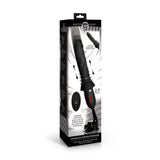 Buy Master Series Ultimate Power Pounder - Black 30 cm USB Rechargeable Thrusting Vibrator – Naughtyhut NZ sex toys online. Discreet delivery & top brands.
