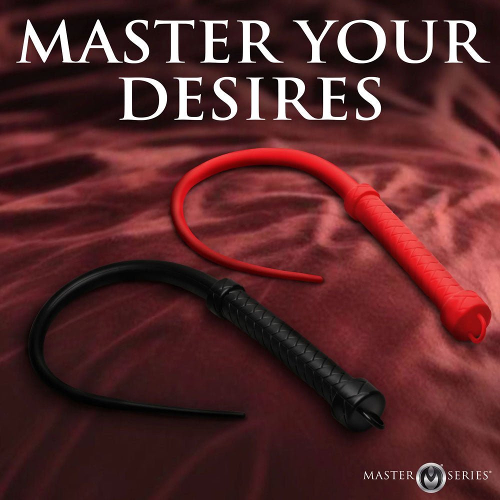 Buy Master Series Viper Tail - Black - Black Silicone Whip – Naughtyhut NZ sex toys online. Discreet delivery & top brands.