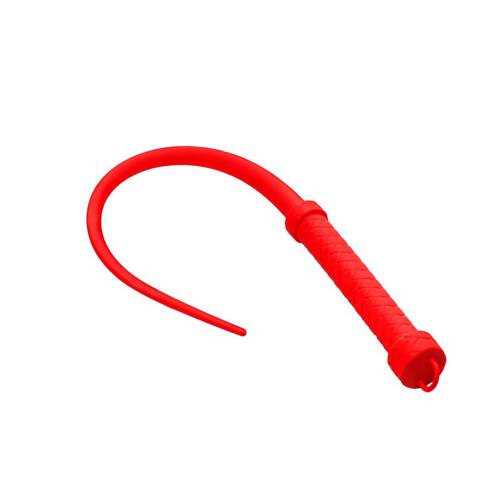 Buy Master Series Viper Tail - Red - Red Silicone Whip – Naughtyhut NZ sex toys online. Discreet delivery & top brands.